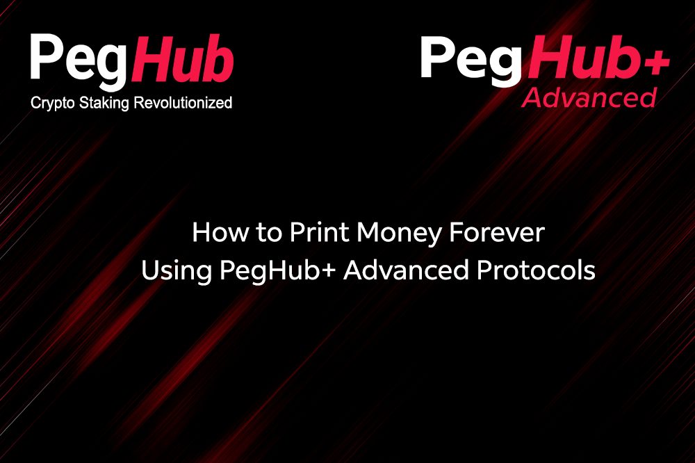 PegHub Logo and PegHub+Advanced Logo - How to Print Money Forever Using PegHub+ Advanced Protocols